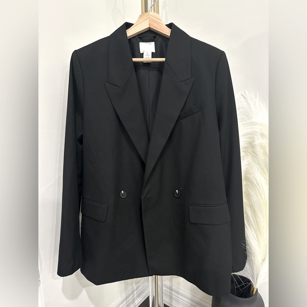 H&M Oversized Black Women's Blazer